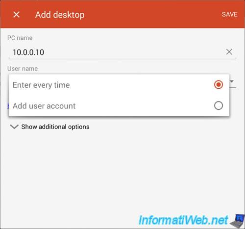 Take control of a computer from an Android smartphone or a tablet - Android - Tutorials - InformatiWeb
