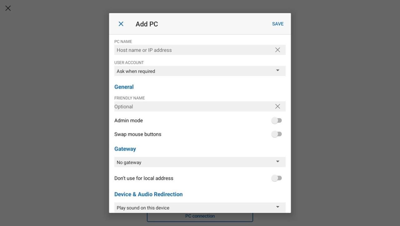Ansluta till Windows-enheter och -appar med Windows App - Windows App | Microsoft Learn